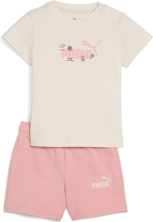 Puma MINICATS SANDY ADVENTURES Tee and Shorts Set INF