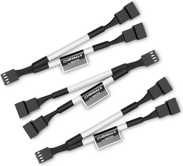 Productafbeelding Noctua NA-SYC1 chromax.white Y-splitter kabelset voor ventilatoren
