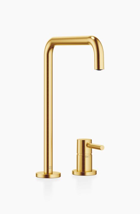 Produktbild Dornbracht META Square Küchenarmatur, Zweilochbatterie, Ausladung 235mm, Einzelrosetten