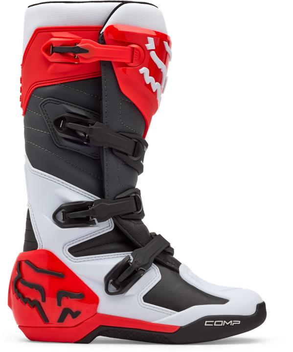 White, Fluorescent Red