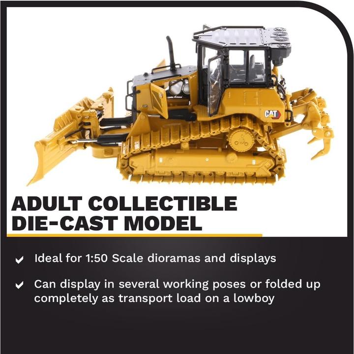 Produktbild Diecast Masters Caterpillar Bulldozer D5 LGP, schaal 1:50, ab 14 Jahre