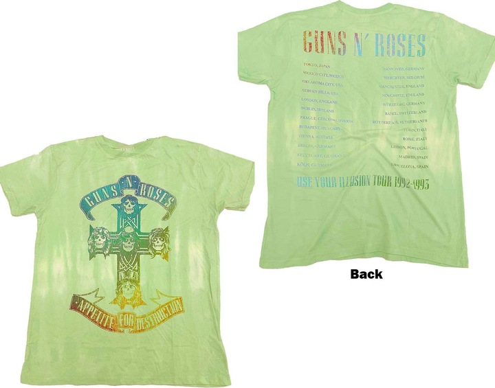 Actual product image Guns N Roses Gradient Use Your Illusion Tou (M)