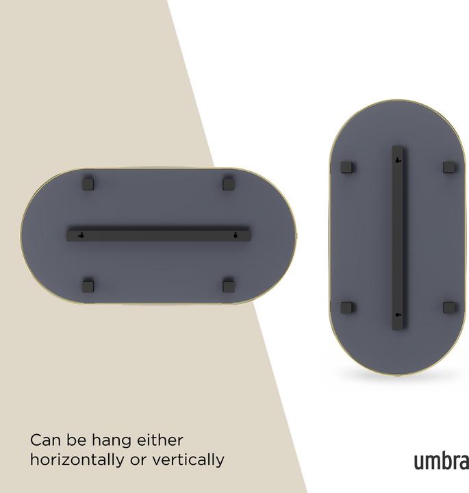 Image du produit Umbra HUBBA PILL MIRROR 91x45 BRASS (91 x 4 cm)