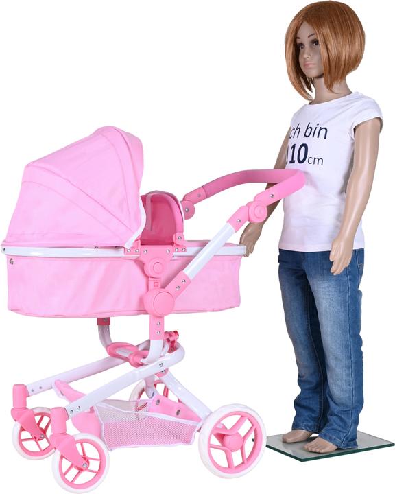 Immagine prodotto Knorrtoys Carrozzina per bambole Boonk - "Principessa Rosa Bianca".