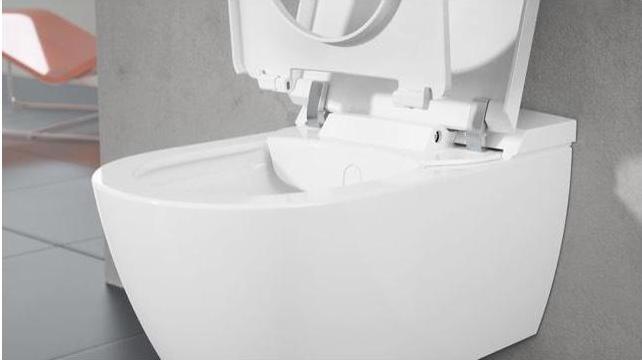 Produktbild Villeroy & Boch Dusch-WC Komplettanlage ViClean-l100 wei mit Beschichtung V0E100R1