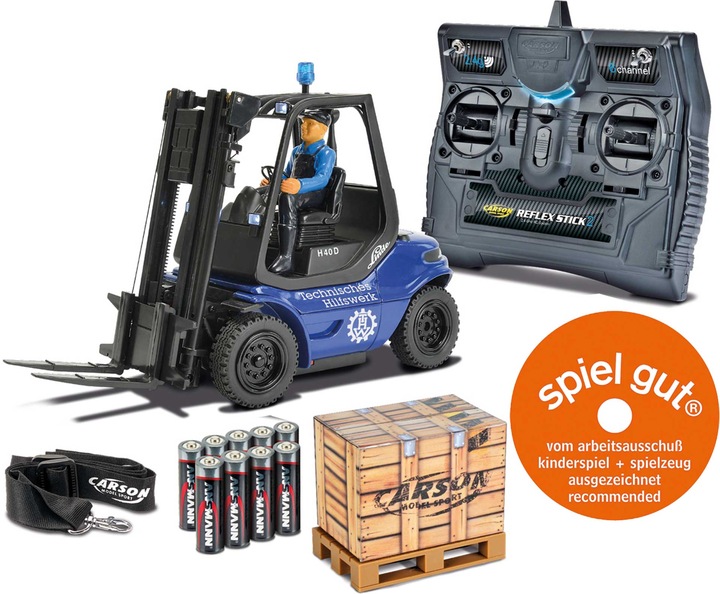 Image du produit Carson Modèles réduits de chariots élévateurs THW 1 (RTR Prêt à fonctionner)