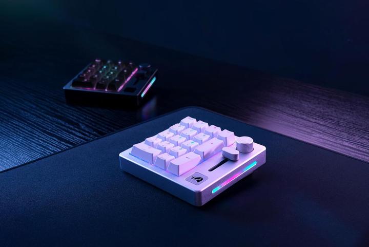 Actual product image Glorious GMMK Wireless Numpad - Fox Switches, grey/white (DE, Cable, Wireless)