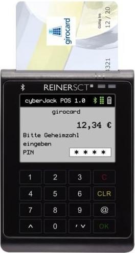 ReinerSCT cyberJack POS Kartenzahlungsterminal fuer Handwerk Dienstleistung und Handel girocard Z... (USB 2.0)