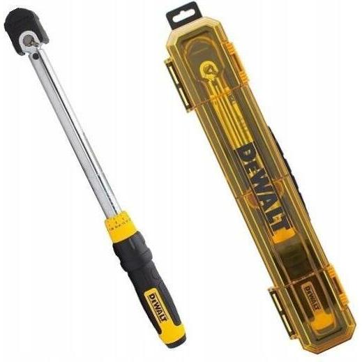 DeWalt, Chiave dinamometrica, Chiave dinamometrica meccanica 34-142 Nm, 3/8" quadrato (3/8", 34 Nm, 142 Nm)