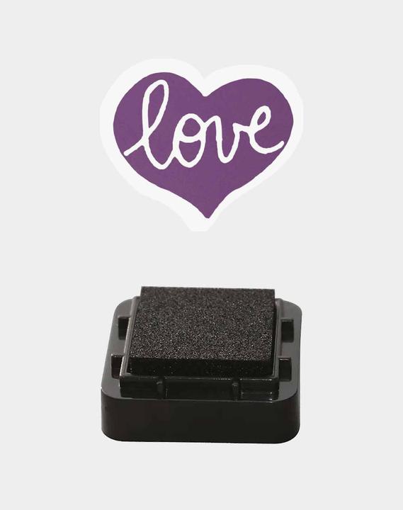 Image du produit Aladine Set de tampons Hearts, avec coussins encreurs, 35 pcs.