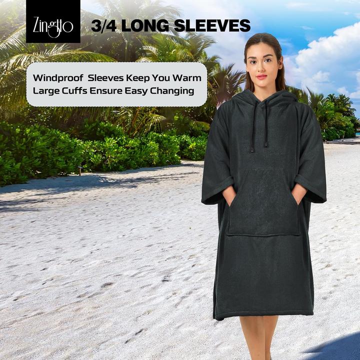 Produktbild Surf Poncho mit 3/4-Ärmel