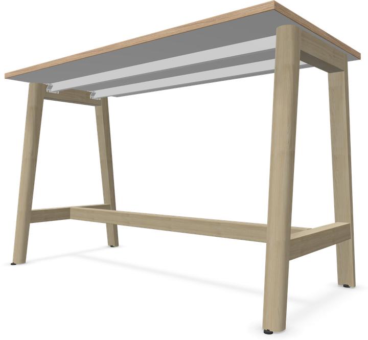 Actual product image Narbutas Nova Wood high table (140 x 70 x 90 cm)