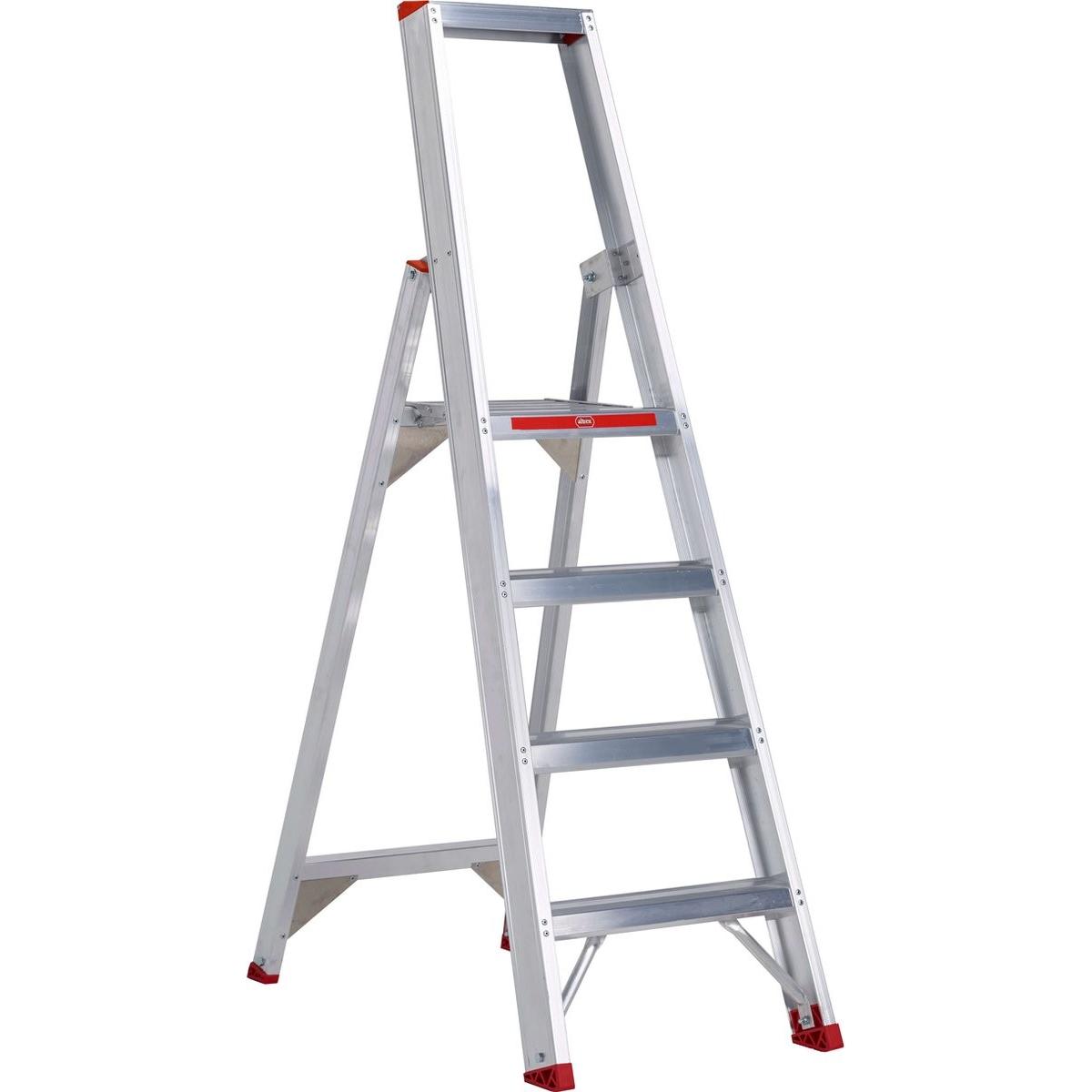 Altrex, Scala a pioli, Scala monofacciale Sierra SEO, 4 gradini (Scala doppia, 170 cm)