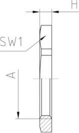 Image du produit Jacob Écrou PG7 Laiton