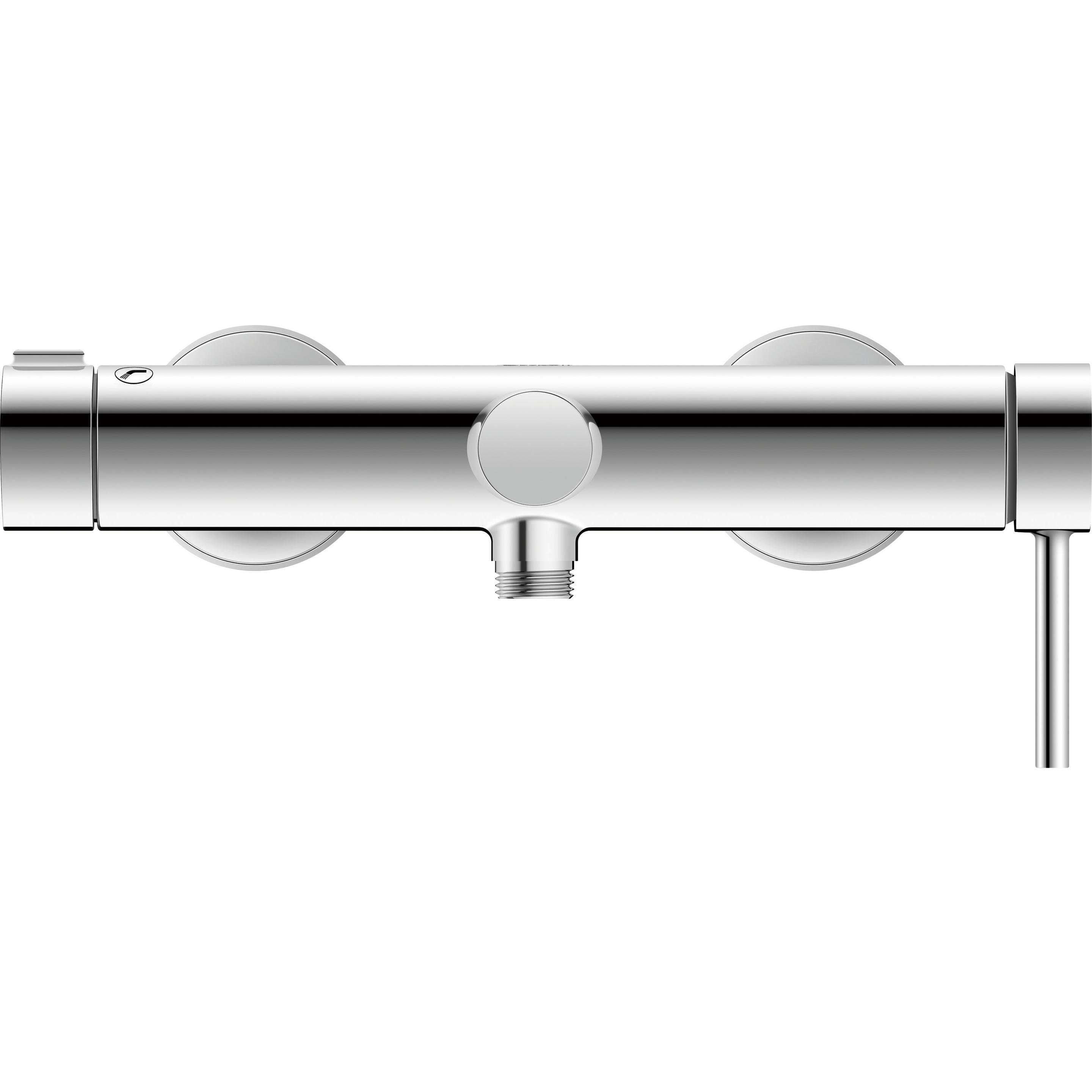 Thumbnail - Duravit, Badarmatur, Circle Einhebel-Wannenmischer, Ausladung 185 mm, Aufputz, Chrom, CE5230000010
