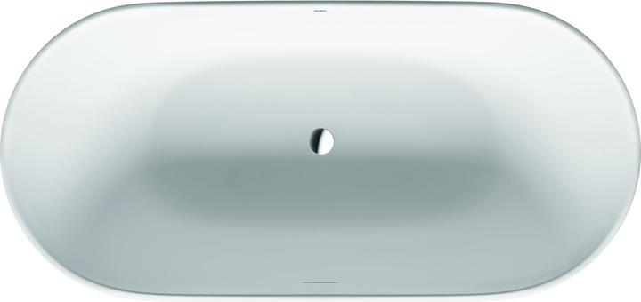 Image du produit Duravit Baignoire LUV 1800x850mm libre 2 pentes dos blanc (252 l, 180 cm, 85 cm)