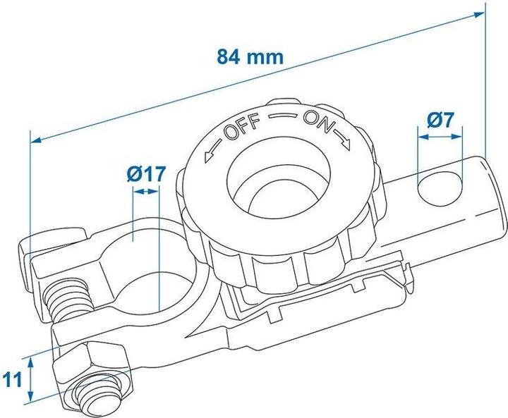 Produktbild ProPlus Batteriepolklemme