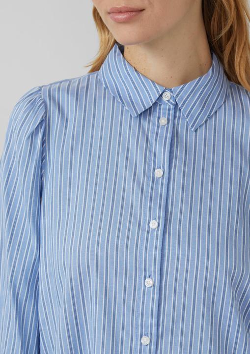 Immagine prodotto s.Oliver Bluse Gestreifte Hemdbluse mit 3/4-Arm und Raffung (44)