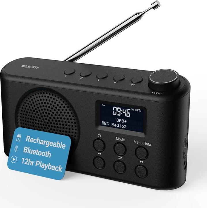 Produktbild Majority Orwell Valo (DAB+, FM, Bluetooth)