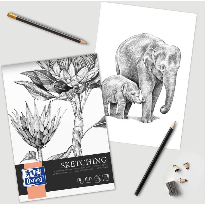 Produktbild Oxford Skizzenblock (A4, Blanko, Weicher Einband)