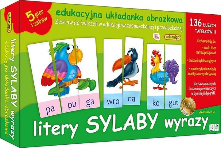 Actual product image Adamigo Zest. Edukacyjny Litery Sylaby (4 - 7 years)