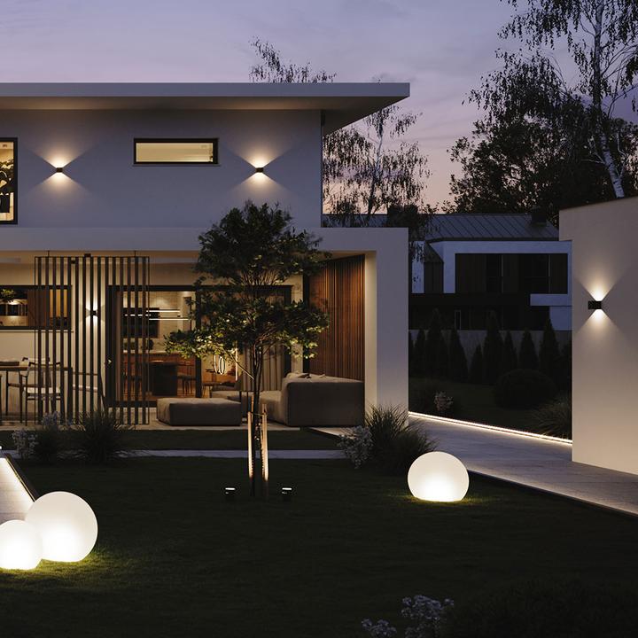 Produktbild s.luce Ixa LED Wandlampe verstellbare Winkel Innen & Aussen IP44 (460 lm)