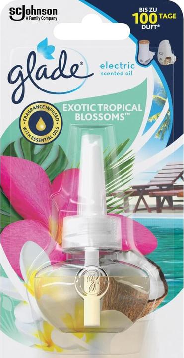 Glade Recharge pour bougie parfumée Exotic Tropical Blossoms