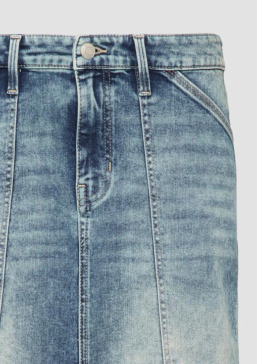 Produktbild s.Oliver Rock Midi-Jeansrock mit Schlitz (36)