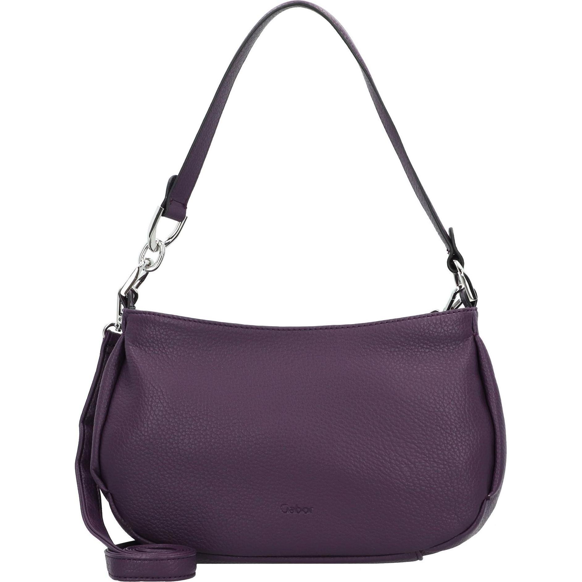 Gabor, Handtasche, Lonia Schultertasche M 34 cm, Violett