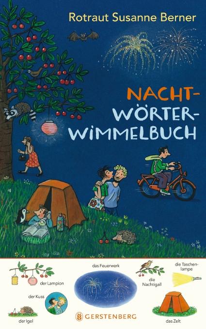 Produktbild Nacht-Wörterwimmelbuch (Deutsch, Rotraut Susanne Berner, 2019)