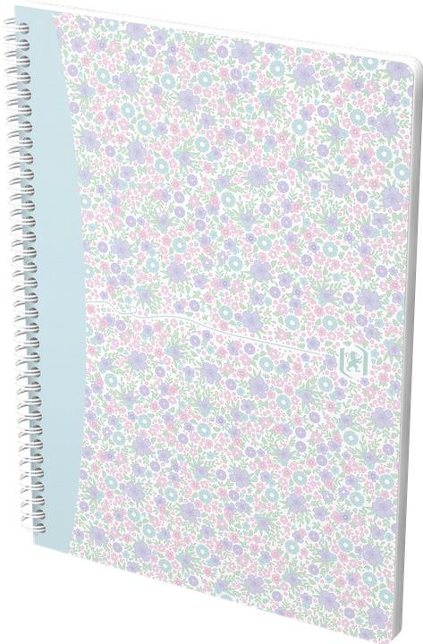 Produktbild Oxford FORME FLORAL - Spiralbuch (B5, Kariert, Harter Einband)