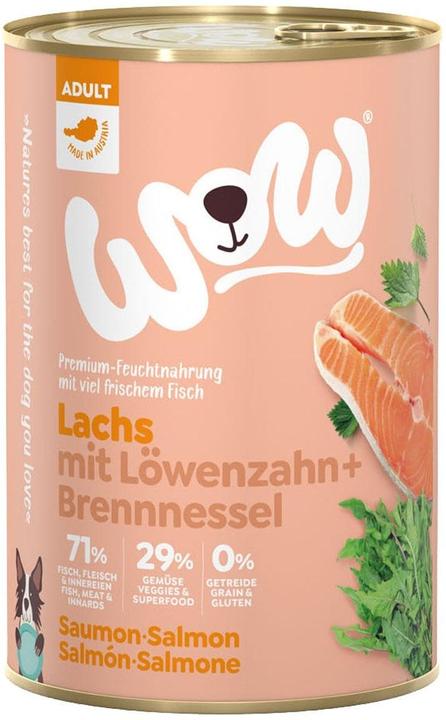 Image du produit WOW Adult, saumon avec tomate (Adulte, 1 pcs, 400 g)