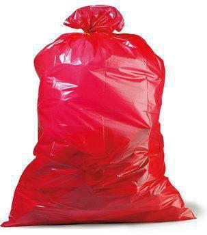 Produktbild Transpak Müllsack Premium Inhalt 120l Masse 700x1100mm Stärke 45µ PE rot (250x, 120 l)