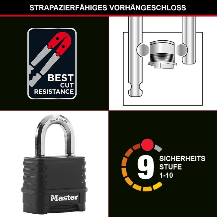 Actual product image Master Lock Zinc combination lock 56mm