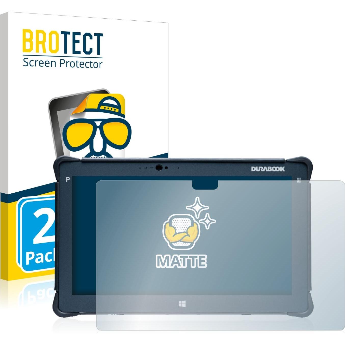 BROTECT Entspiegelungsfolie Displayschutz Displayschutzfolie Folie Matt (2 Stück, R11), Tablet Schutzfolie
