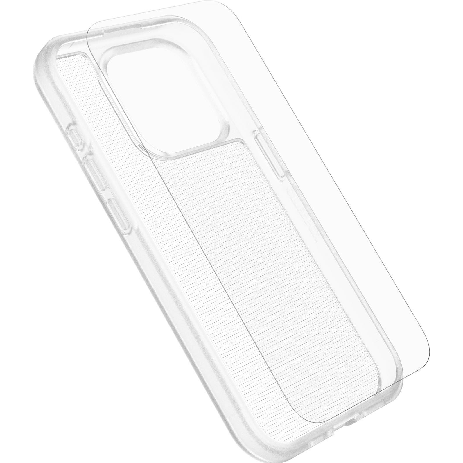 OtterBox React + Glass Bundle - Kit (Apple iPhone 15 Pro), Smartphone Hülle, Transparent