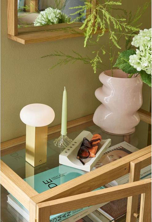 Productafbeelding Hübsch Low Tragbare Lampe Messingfarben