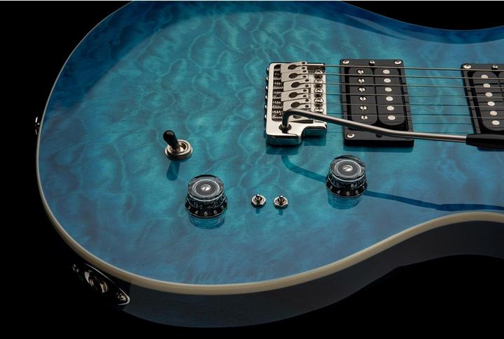 Actual product image PRS SE Custom 24-08 Quilt (Electric guitar, Maple, Mahogany, Rosewood)