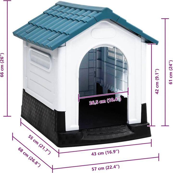 vidaXL Callum (Dog house)