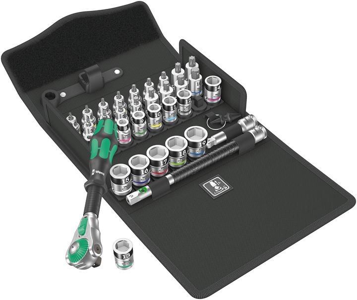 Actual product image Wera 8100 SB All-In Zyklop Speed Ratchet Set (19 mm, 18 mm, 13 mm, 6 mm, 8 mm, 14 mm, 16 mm, 7 mm, 17 mm, 15 mm, 11 mm, 10 mm, 9 mm, 12 mm)