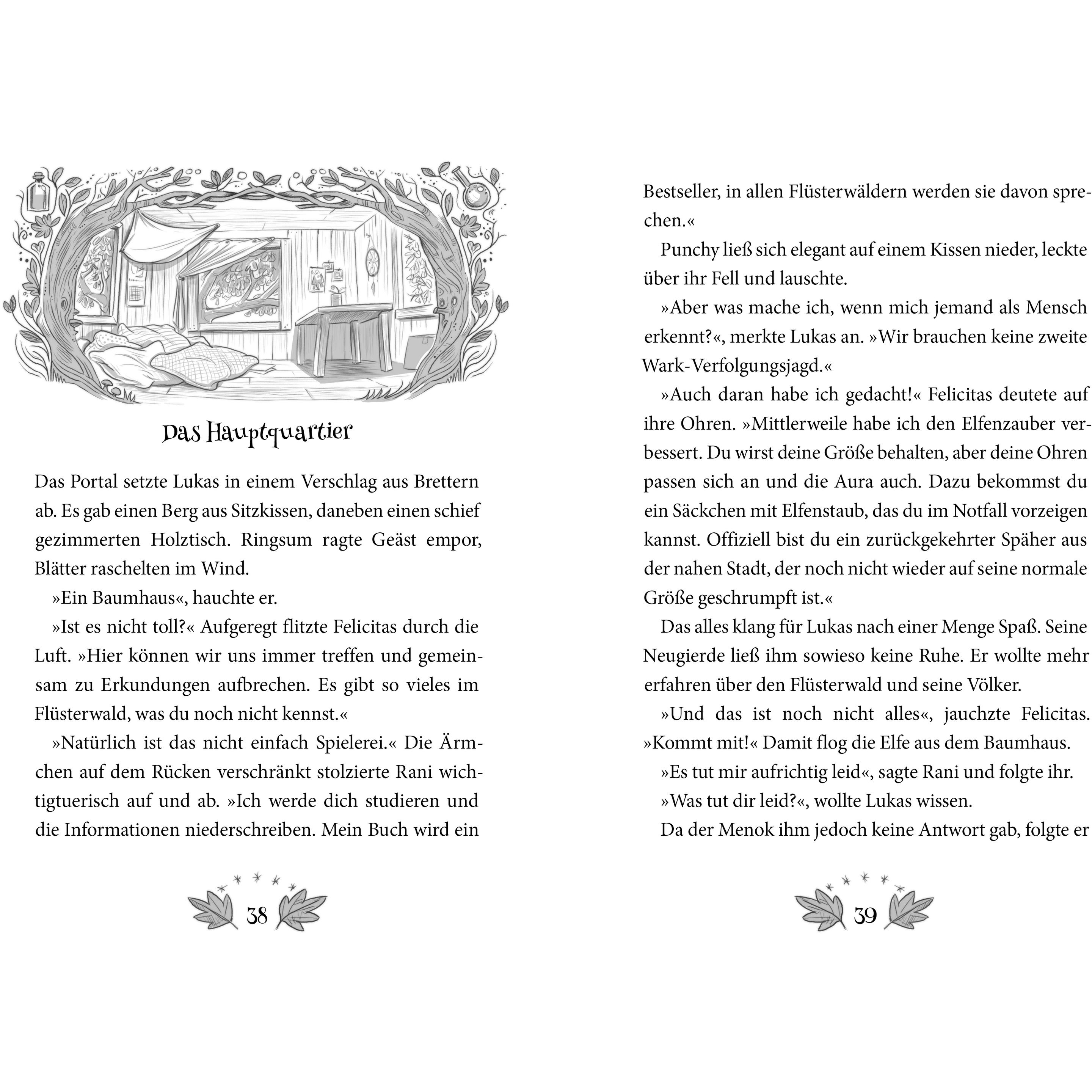 Thumbnail - Flüsterwald - Der verschollene Professor (Flüsterwald, Bd. 2), Kinderbücher von Andreas Suchanek, Timo Grubing