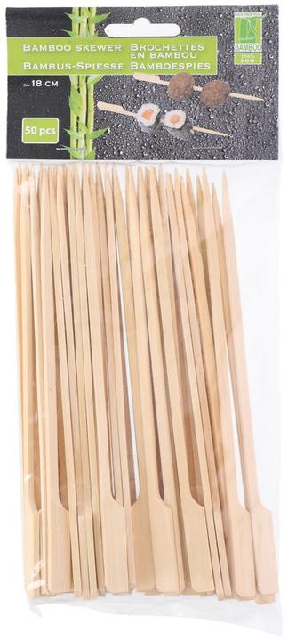 Eco-Lmport Skewers bamboo 50pcs 18cm