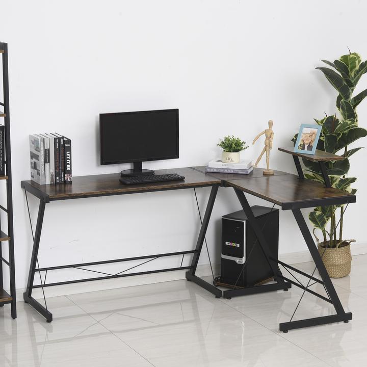 Image du produit Homcom Bureau d'angle (155 x 115 x 91.50 cm)