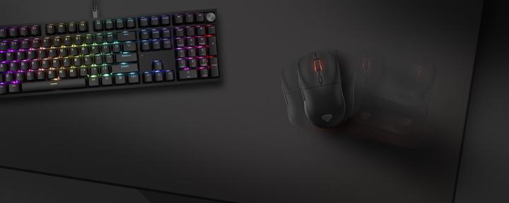 Image du produit Genesis Souris d'ordinateur Carbon 500 Hyper Logo | Tapis de souris | 600 x 1200 x 2.5 mm | Noir (XXL)