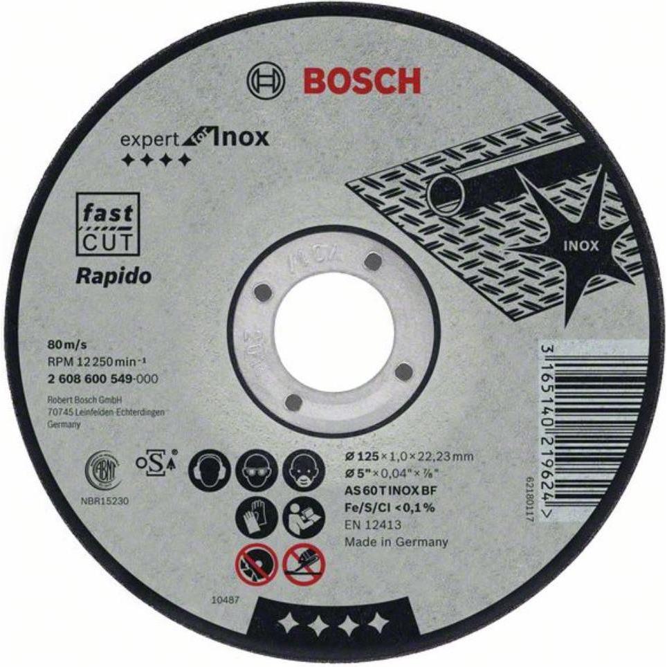 Bosch Professional Zubehör, Sägeblatt, PRO Stainless Steel and Metal Trennscheibe, 180 x 1,6 x 22,23 mm