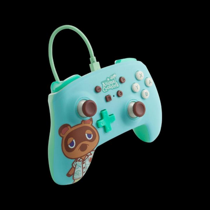 Produktbild PowerA Pro Controller con filo - Animal Crossing - Tom Nook (Switch)