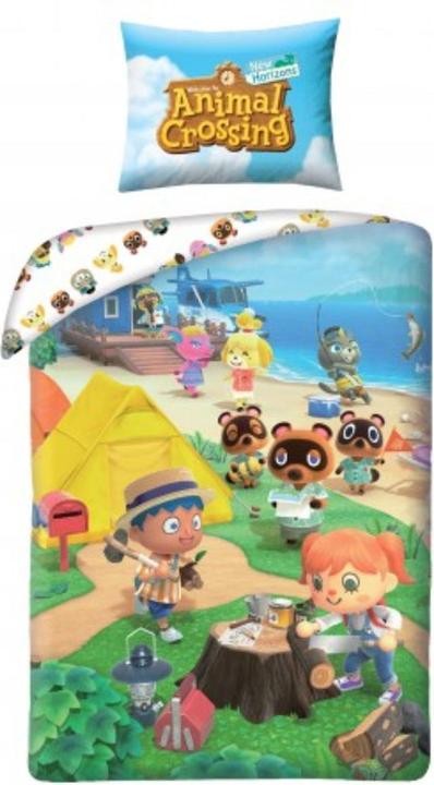 Immagine prodotto Tinisu Biancheria da letto Animal Crossing 140 x 200 cm - morbido cotone - cuscino e piumone