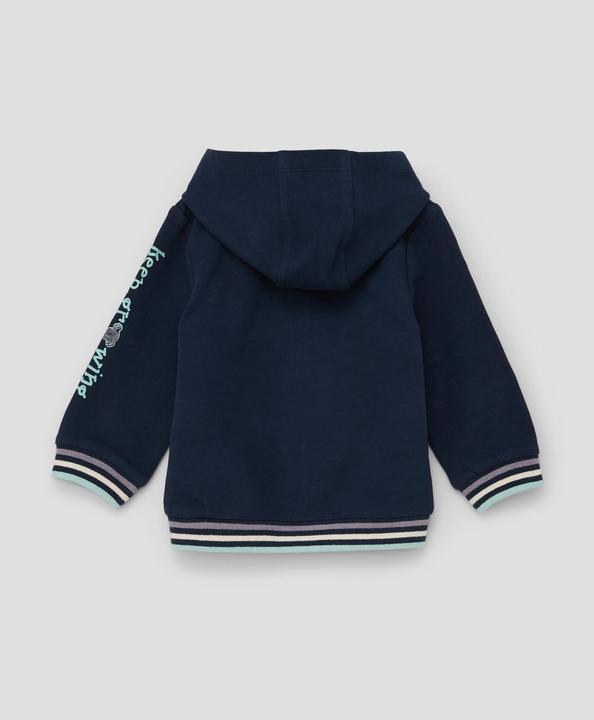 Produktbild s.Oliver Sweatshirt Jacke Sweatshirt-Jacke aus Baumwollstretch (80)