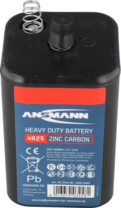 Produktbild Ansmann 4R25 Federkon (1 Stk., 4R25, 9000 mAh)
