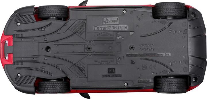 Actual product image Bburago Ferrari R&P 296 GTB Assetto Fiorano 1/18 red